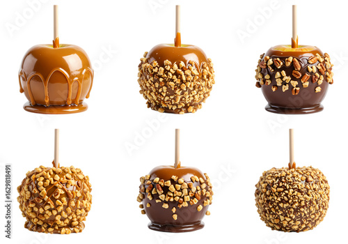 Six Caramel Apples: Variety Pack