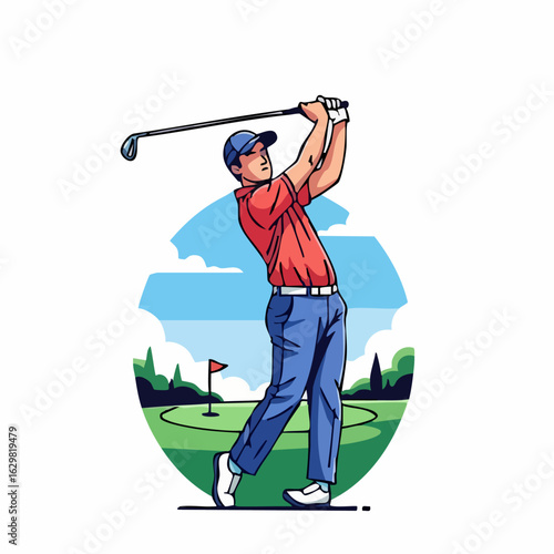 Golf professional athletes