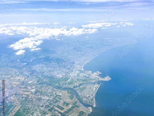 空から見た三重県津市
