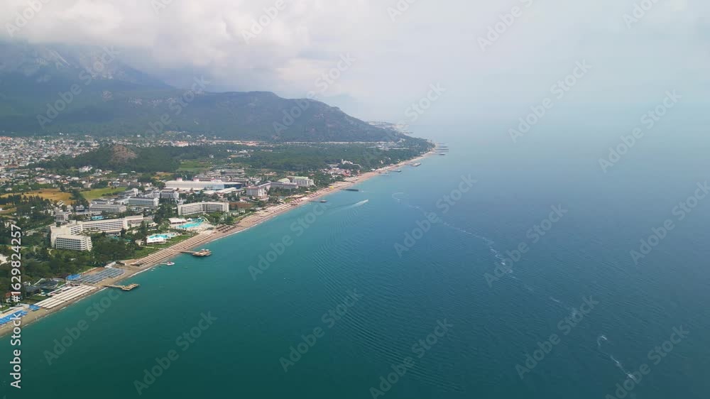 Kemer Beach Turkey - Drone View Kemer Beach Turkey - Drone View