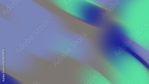 Smooth Abstract Gradient Flow: Dynamic Blue, Green, Purple Color Transition Background