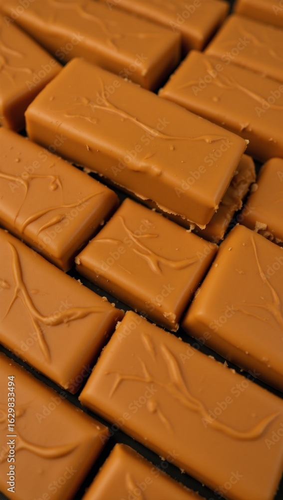Naklejka premium Chocolate blocks and pieces milk variety