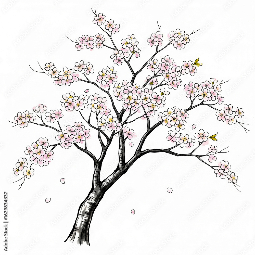 Fototapeta premium cherry blossom branch