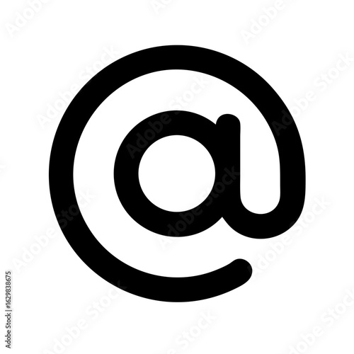 At Symbol Icon – @ Sign Vector for Email, Communication, and Digital Use