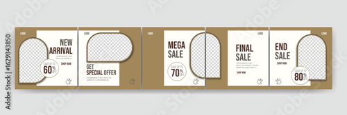 Set of LinkedIn carousel post, social media Instagram carousel post, modern and editable business carousel template design , Fashion carousel template