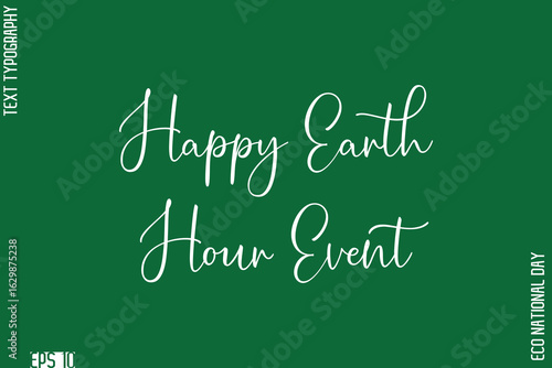Happy Earth Hour Event.eps