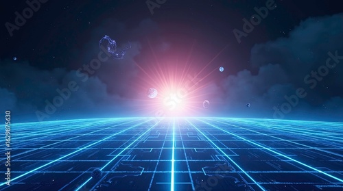 The limitless possibilities and horizons of IT technology in the future, pushing the boundaries of innovation, AI Generative