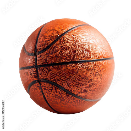 Close-up of an orange basketball