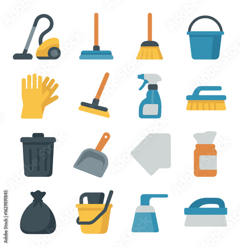 Icon set of awards and achievements symbols for recognition and success