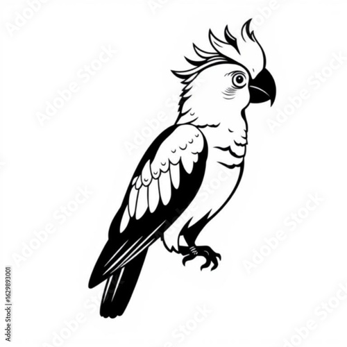 Black Cockatoo Animal Icon