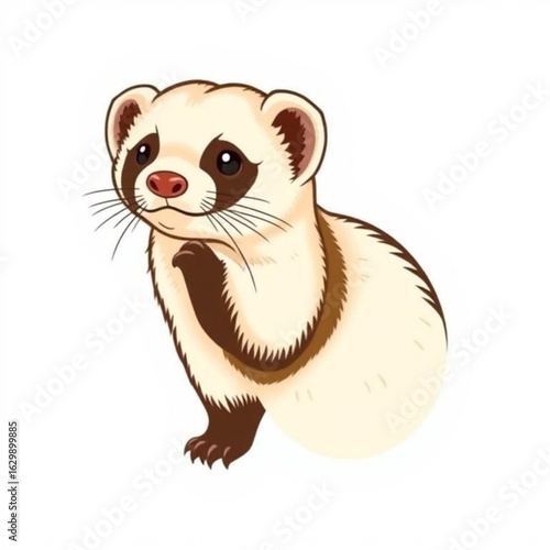 Cinnamon Ferret Animal Icon