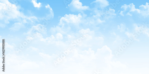 White clouds on a blue sky background. Beautiful clear sky. Background with clouds in the blue sky. Clouds in blue sky. photo of a bright blue sky in Indonesia