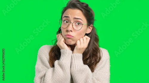 wommen looking confused 