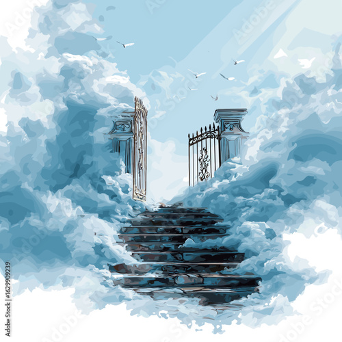 gate to heaven clipart

