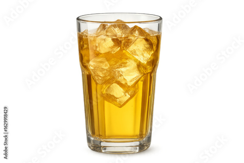 Wallpaper Mural Refreshing glass of iced tea with ice cubes on transparent background Torontodigital.ca