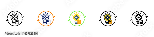 Product Development Icon Multi Stle 