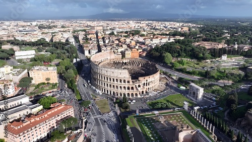 Canvas Print Rome Coliseum In Rome Lazio Italy