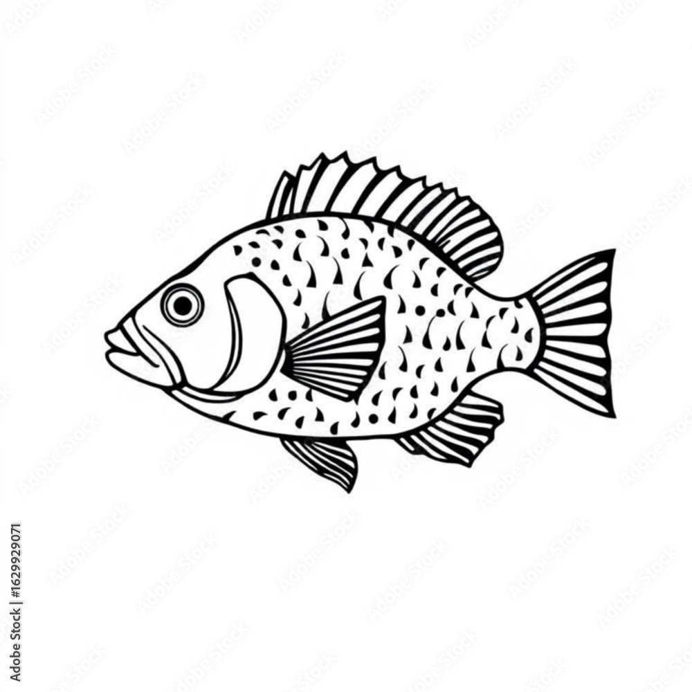 Obraz premium Bluegill Animal Icon