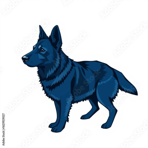 Blue German Shepherd Animal