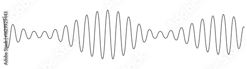 sound wave audio waveform sketch vector. Voice assistant icon set. Voice recognition symbol. Audio wave vector illustration. Sound frequency sign.