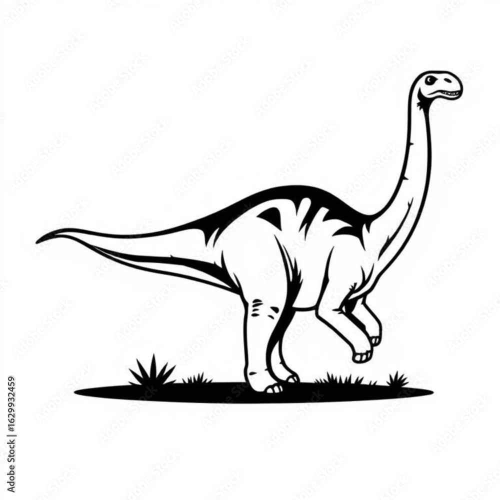Fototapeta premium Brontosaurus Animal Icon