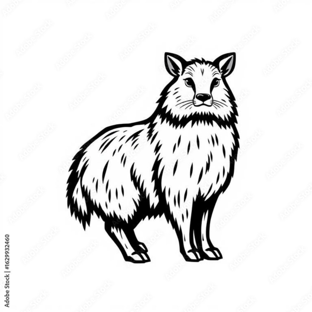 Obraz premium British Timber Animal Icon