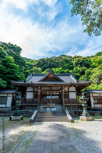 白山比咩神社 拝殿　山口県岩国市
