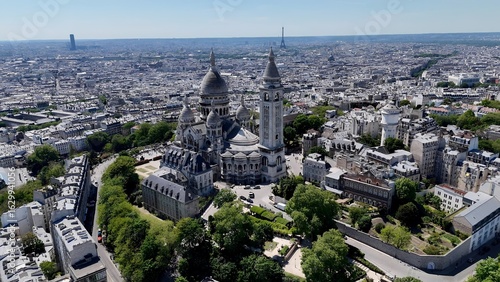 Obraz na plátně Sacre Coeur Church In Paris Ile De France France