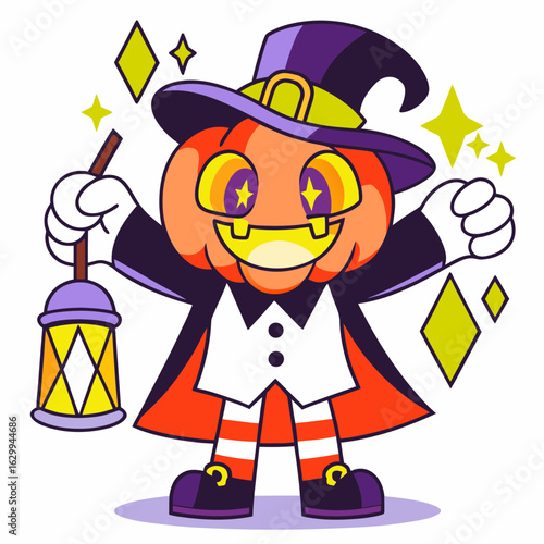 Spirits of Halloween Mascot  illustration 