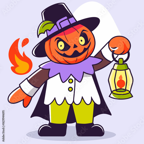 Spirits of Halloween Mascot  illustration 