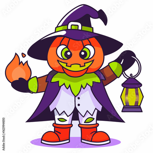 Spirits of Halloween Mascot  illustration 