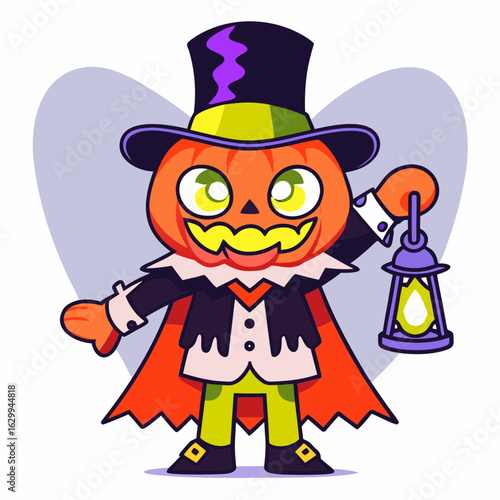 Spirits of Halloween Mascot  illustration 