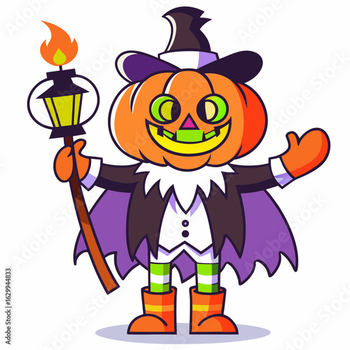 Spirits of Halloween Mascot  illustration 
