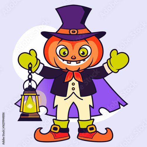 Spirits of Halloween Mascot  illustration 