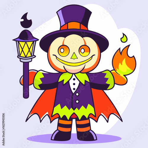 Spirits of Halloween Mascot  illustration 
