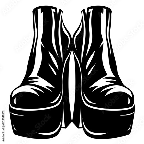 High Heel Shoes Silhouette - Fashion Forward Art

