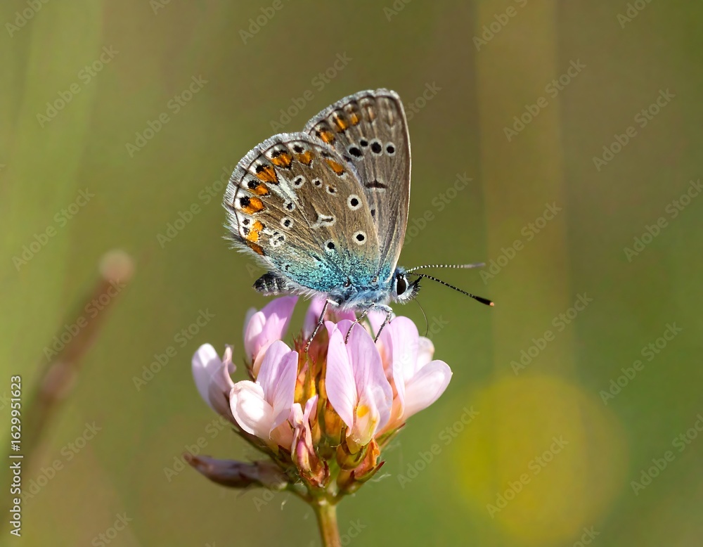 Fototapeta premium Close-up of a butterfly on a flower (4)