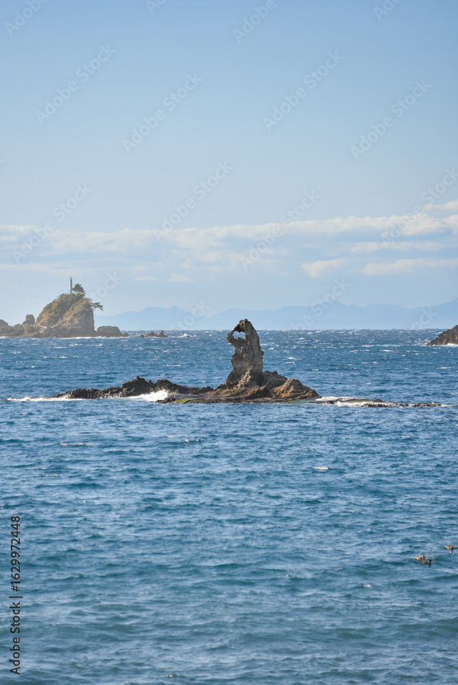 Obraz premium 「メガネッチョ」と呼ばれる奇岩 