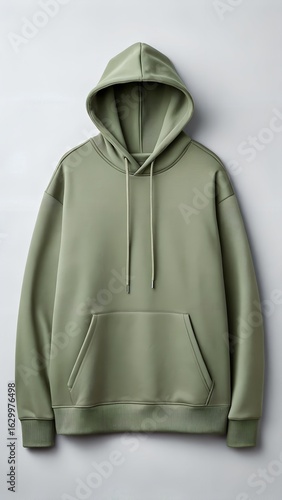 Sage Green Hoodie Casual Fashion Apparel Stylish Clothing Garment
