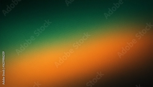dark grainy gradient background featuring green and orange hues blending seamlessly