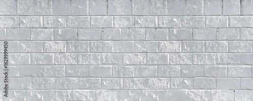 White painted brick wall creating a beautiful textured background