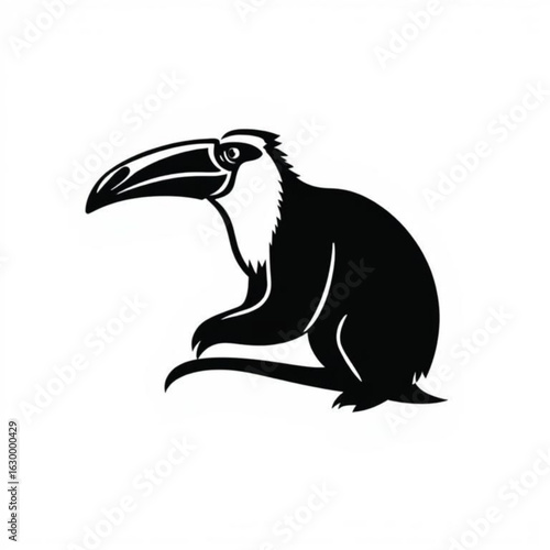 Anteater Black Animal Icon