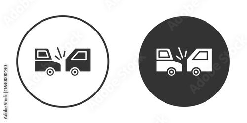 Rear end collision icon