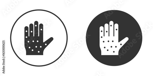 Rash hand icon