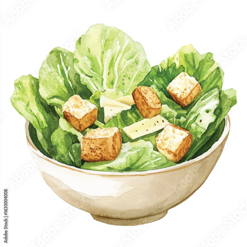 a cute caesar salad crispy romaine parmesan