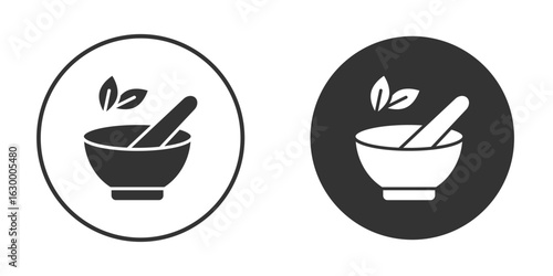 Herbal medicine icon