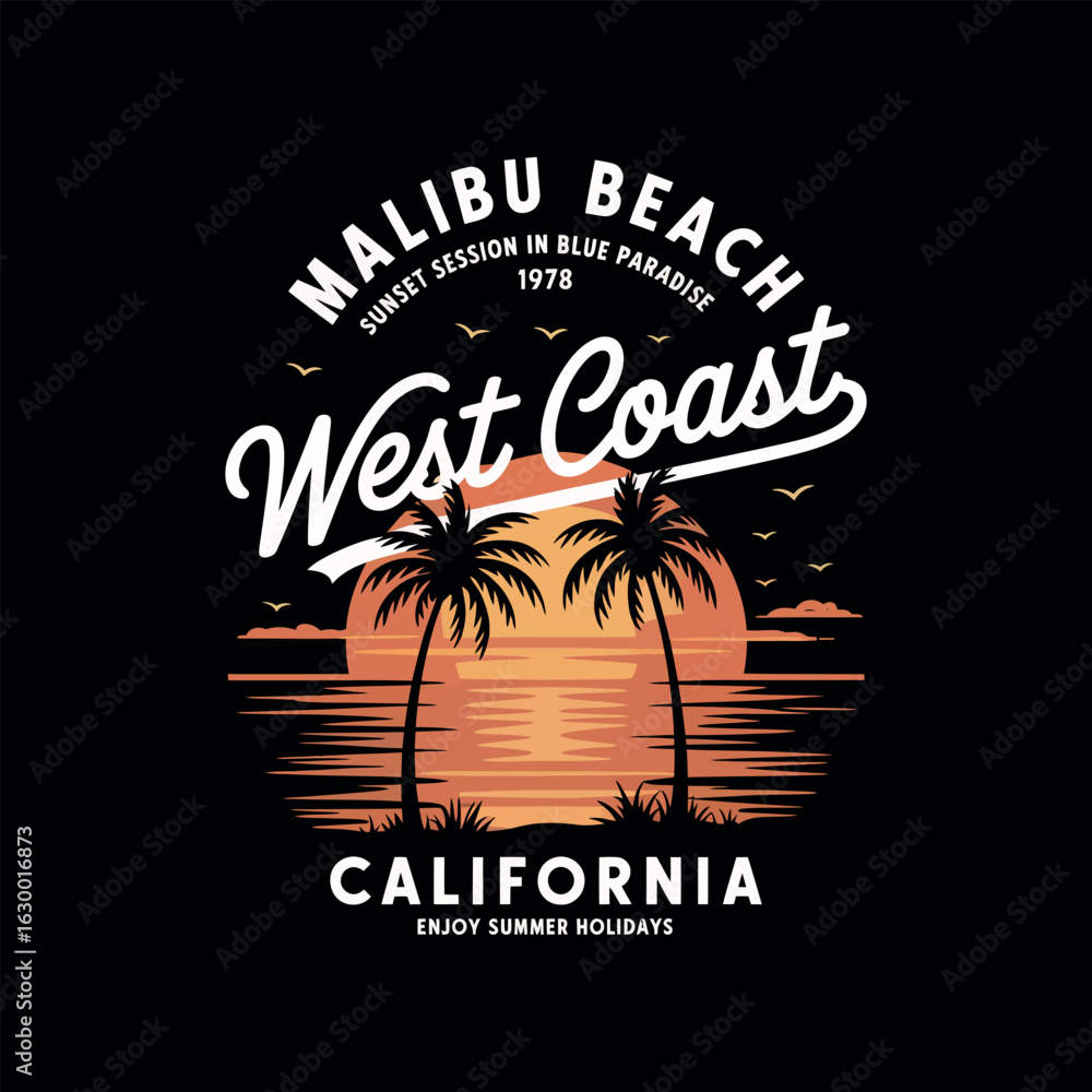 Fototapeta premium Nature typography vector t-shirt design print