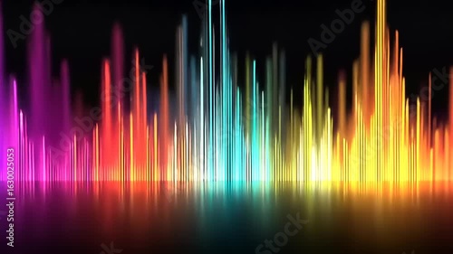 Wallpaper Mural Vibrant Rainbow Light Spectrum Abstract Art Torontodigital.ca