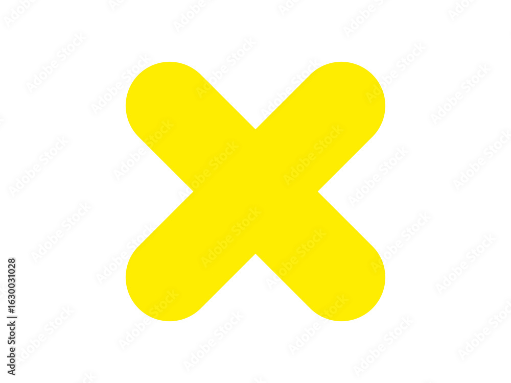 Obraz premium cross icon