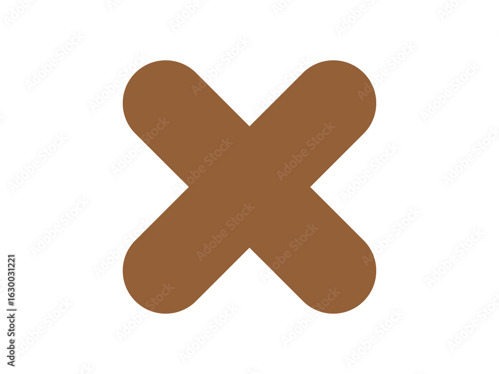 Fototapeta premium cross icon